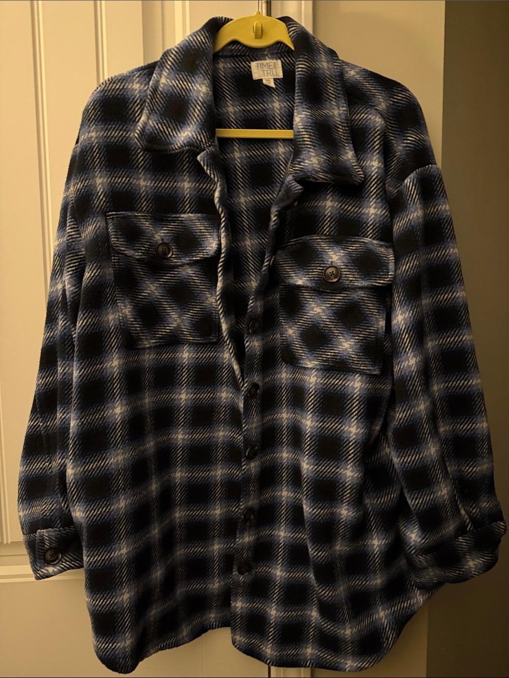 Time and Tru Shirt wool blend Shacket